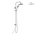 ALFRED VICTORIA 1292mm Exposed Rain Shower System - Chrome