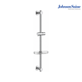 Johnson Suisse Sliding Bar with Soap Dish 600mm (Round) | Chrome