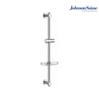 Johnson Suisse Sliding Bar with Soap Dish 600mm (Round) | Chrome