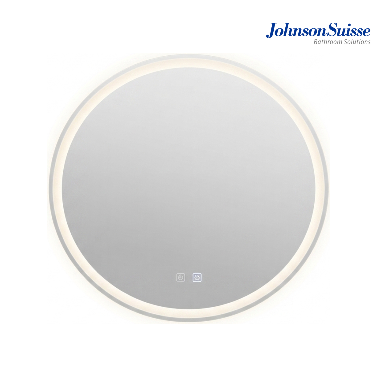 Johnson Suisse Elba WBBM150000WW 600mm Round LED Mirror | White