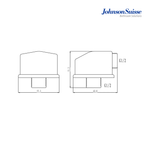 Johnson Suisse WBFA300641CP 1/2" Wall-mounted Outlet | Brass Chrome