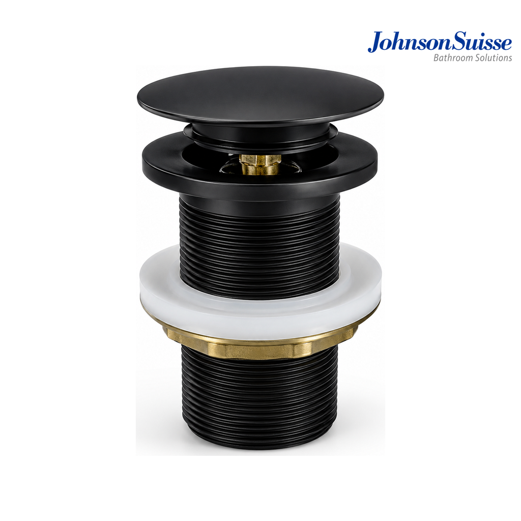Johnson Suisse WBFT402071MB 78mm Pop Up Basin Waste Without Overflow | Matte Black