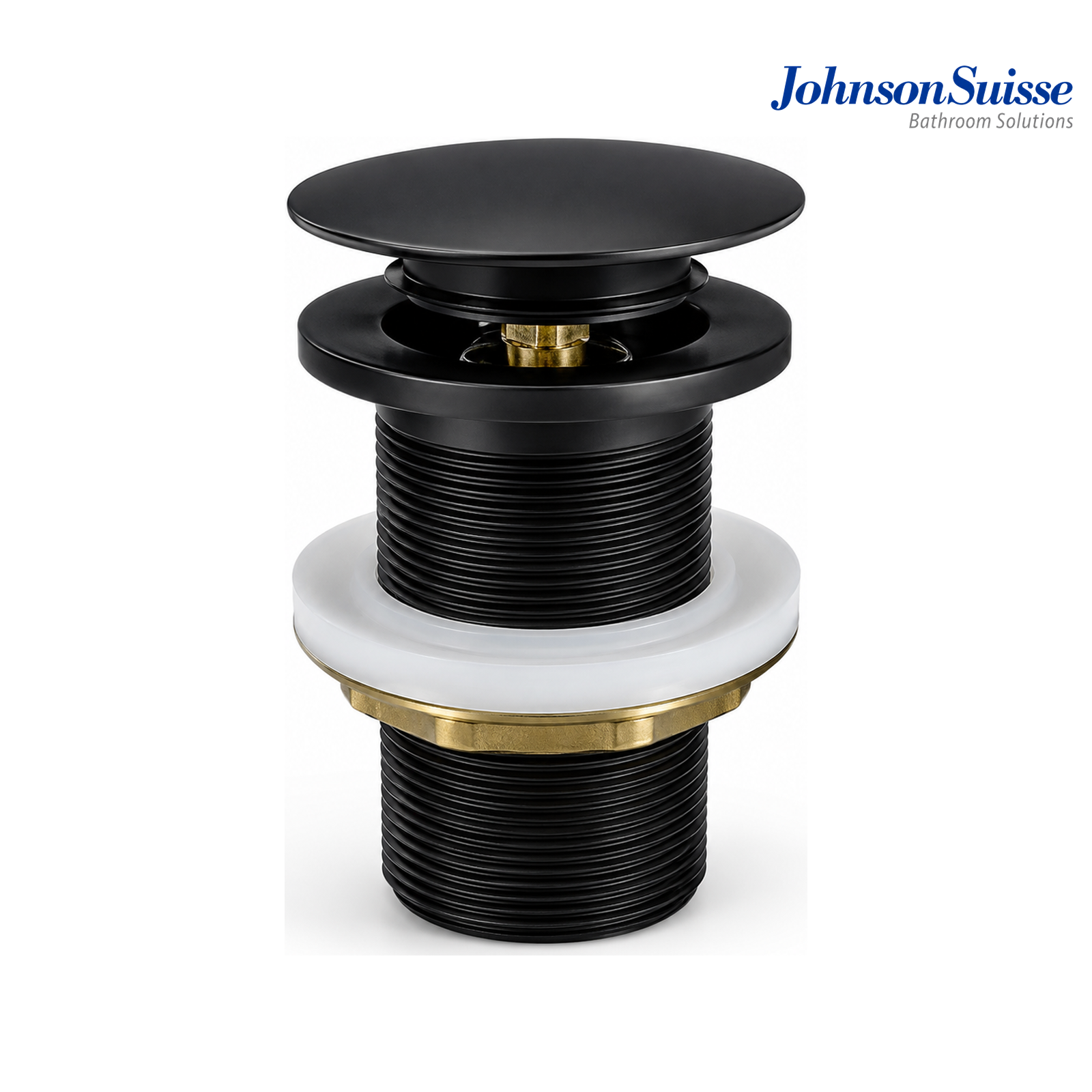 Johnson Suisse WBFT402071MB 78mm Pop Up Basin Waste Without Overflow | Matte Black