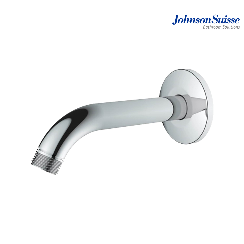 Johnson Suisse WBFA301186CP 200mm Shower Arm and Flange | Chrome
