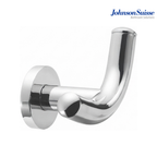 Johnson Suisse Commercial Series Double Robe Hook Bar | WBBA100133CP | Polished Silver