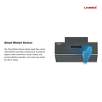 Livinox LCH-ROCK-X-90BL 90cm Chimney Hood | Black