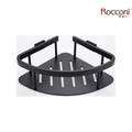 Rocconi RCN 4701GM 230mm Corner Shower Basket | Gun Metal