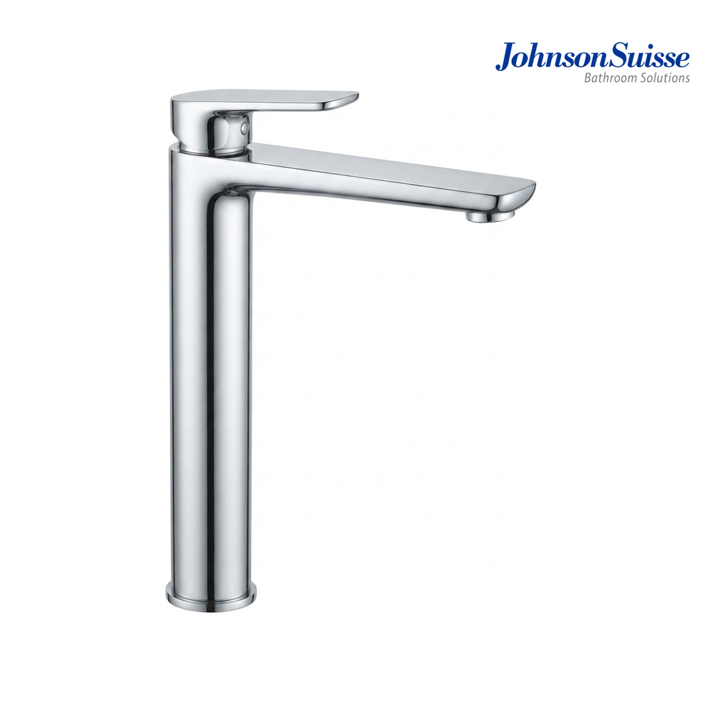 Johnson Suisse Lazio Basin Pillar Tap Without Pop Up Waste | WBFA301692 | Chrome