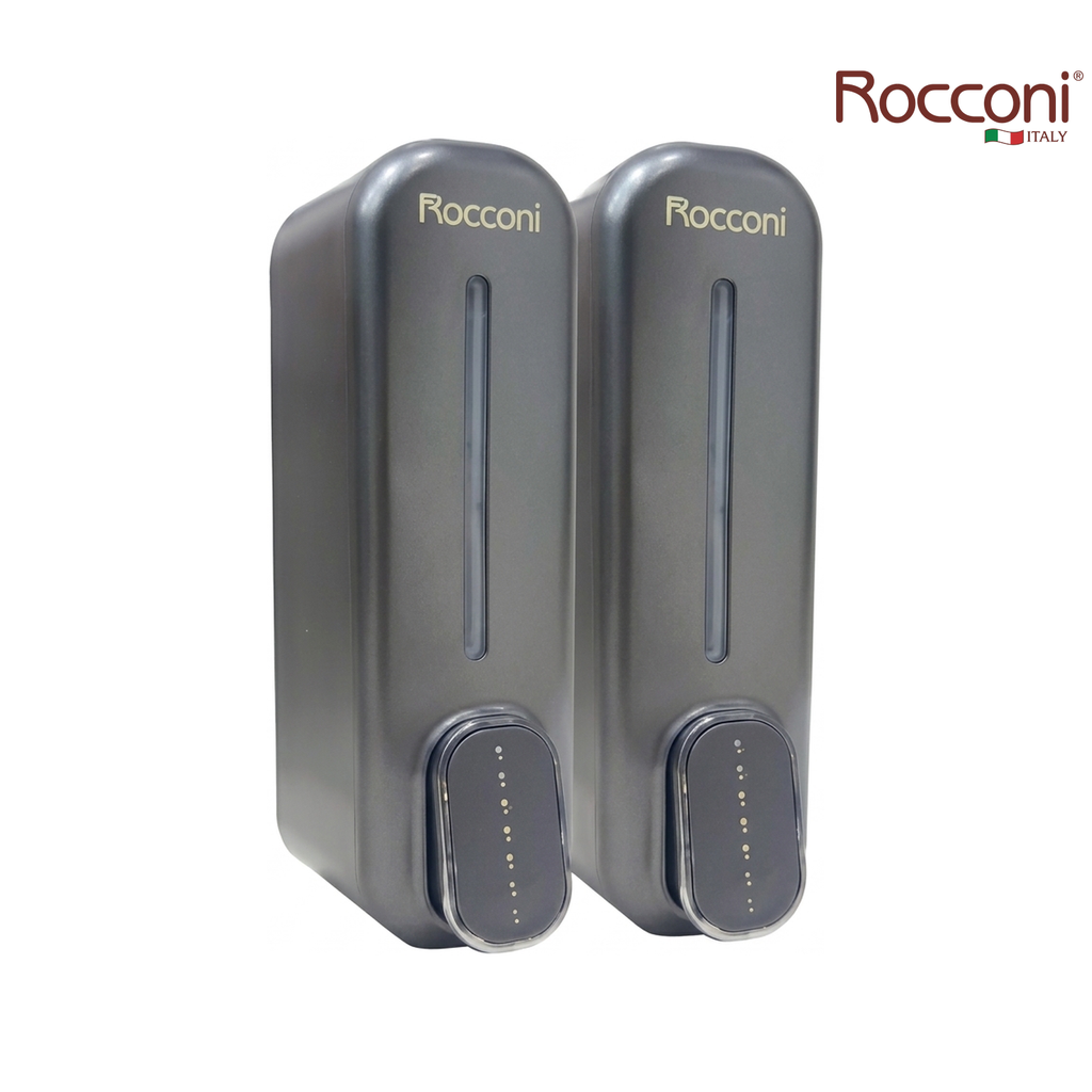 Rocconi RCN-628GM Double Liquid Soap Dispenser | Gun Metal