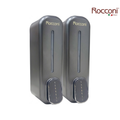 Rocconi RCN-628GM Double Liquid Soap Dispenser | Gun Metal