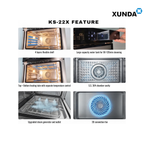 Xunda KS-22X 60L Built-In 2-in-1 Steam & Grill Oven | Black