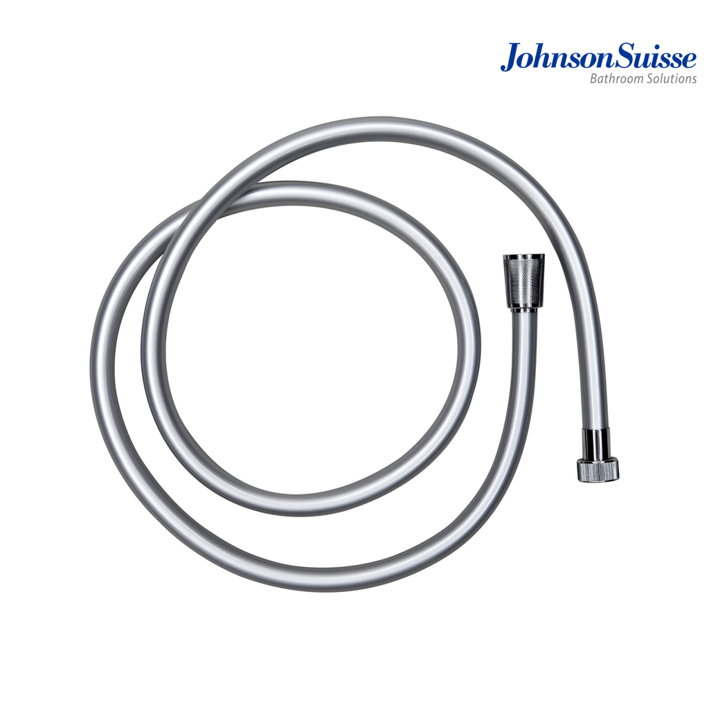 Johnson Suisse WBFA300756XX 1.5m PVC Shower Hose | Silver