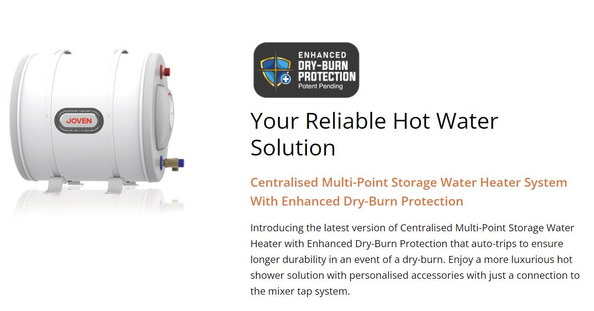 JOVEN 25L Stainless Steel Storage Water Heater