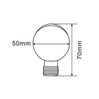 SORENTO Wall Mounted Brass Round Union Concealed Shower Connector - Golden Yellow