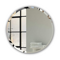 GLOREX 600mm Frameless Round LED Mirror