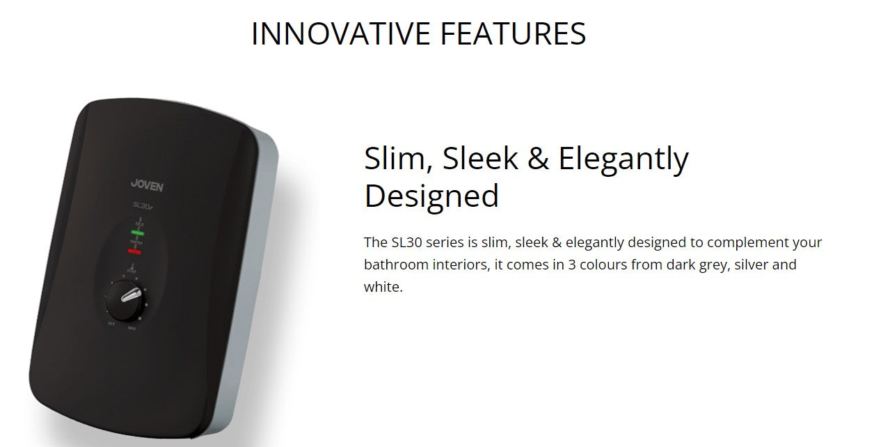 JOVAN SL30e-RS Instant Water Heater