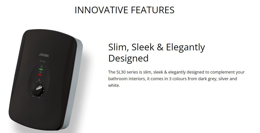 JOVAN SL30e-RS Instant Water Heater