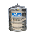 DELUXE 1000 Liter Stainless Steel Round Flat Bottom Water Tank Without Stand