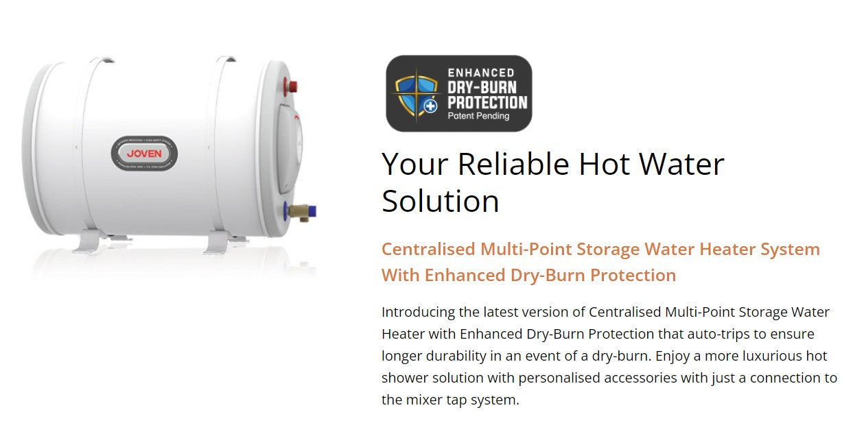JOVEN 35L Stainless Steel Storage Water Heater