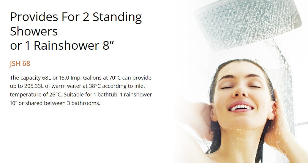 JOVAN 68L Stainless Steel Storage Water Heater