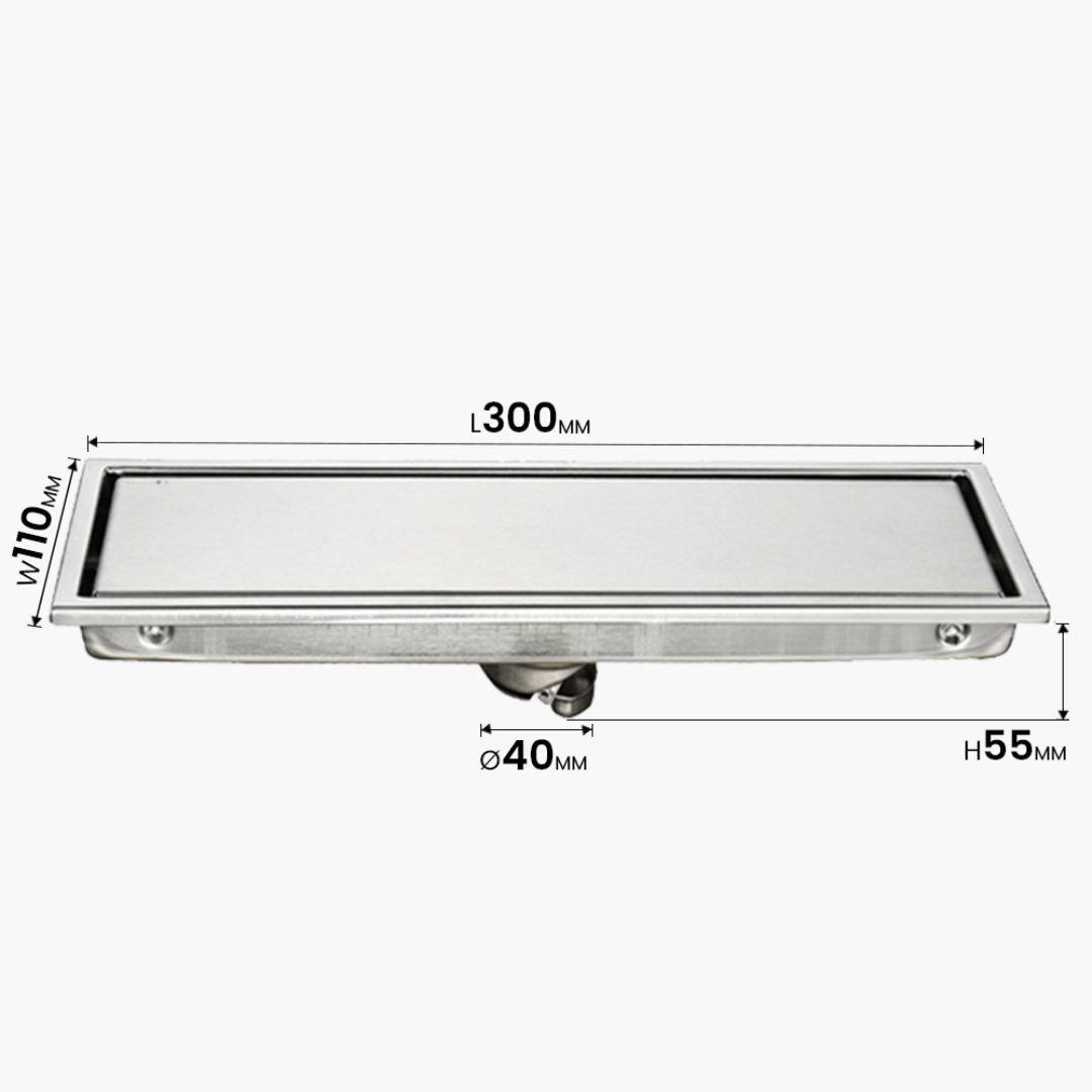 TAPI 300mm Stainless Steel Shower Drain | Floor Drain