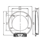 Round 370mm Front Soft-Close Seat & Cover