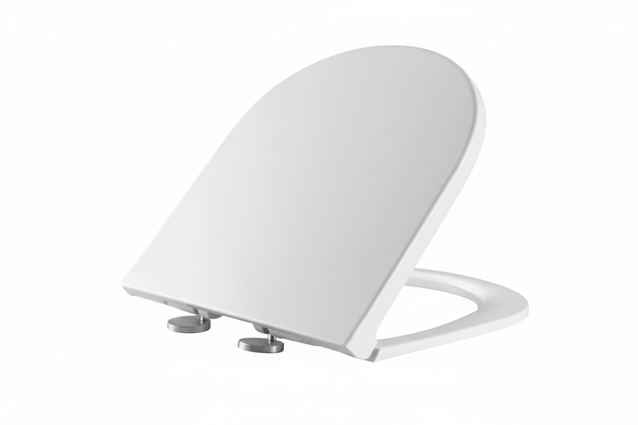 D-Shape 365mm Soft Close Seat & Cover