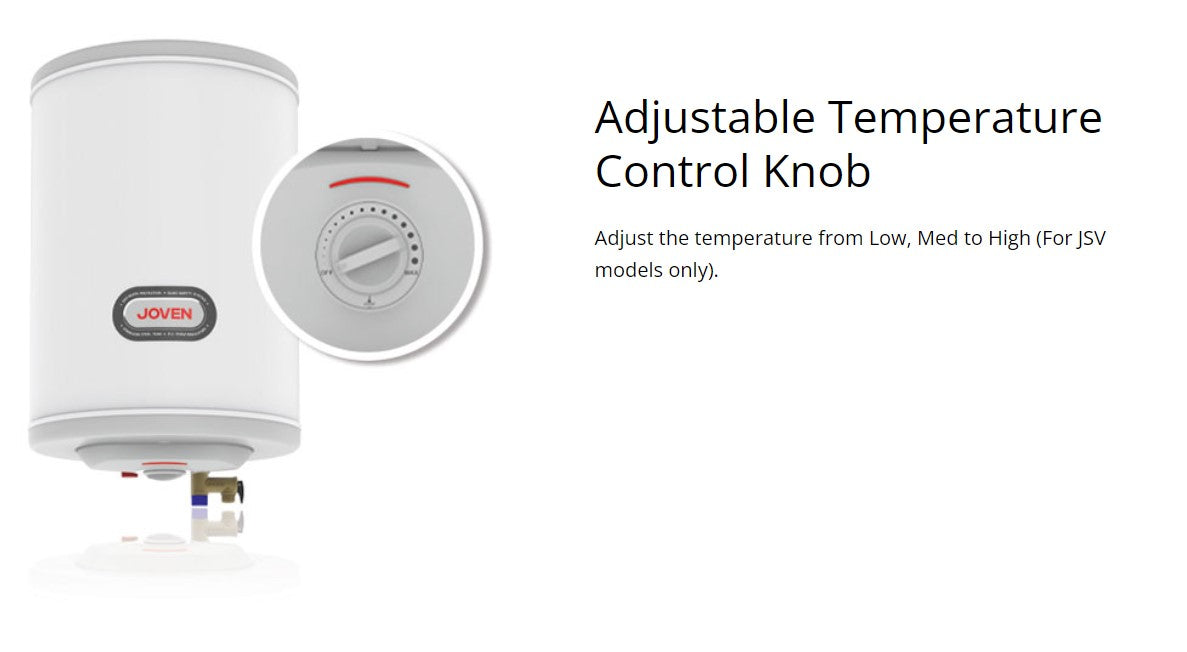 JOVAN 35L Stainless Steel Storage Water Heater