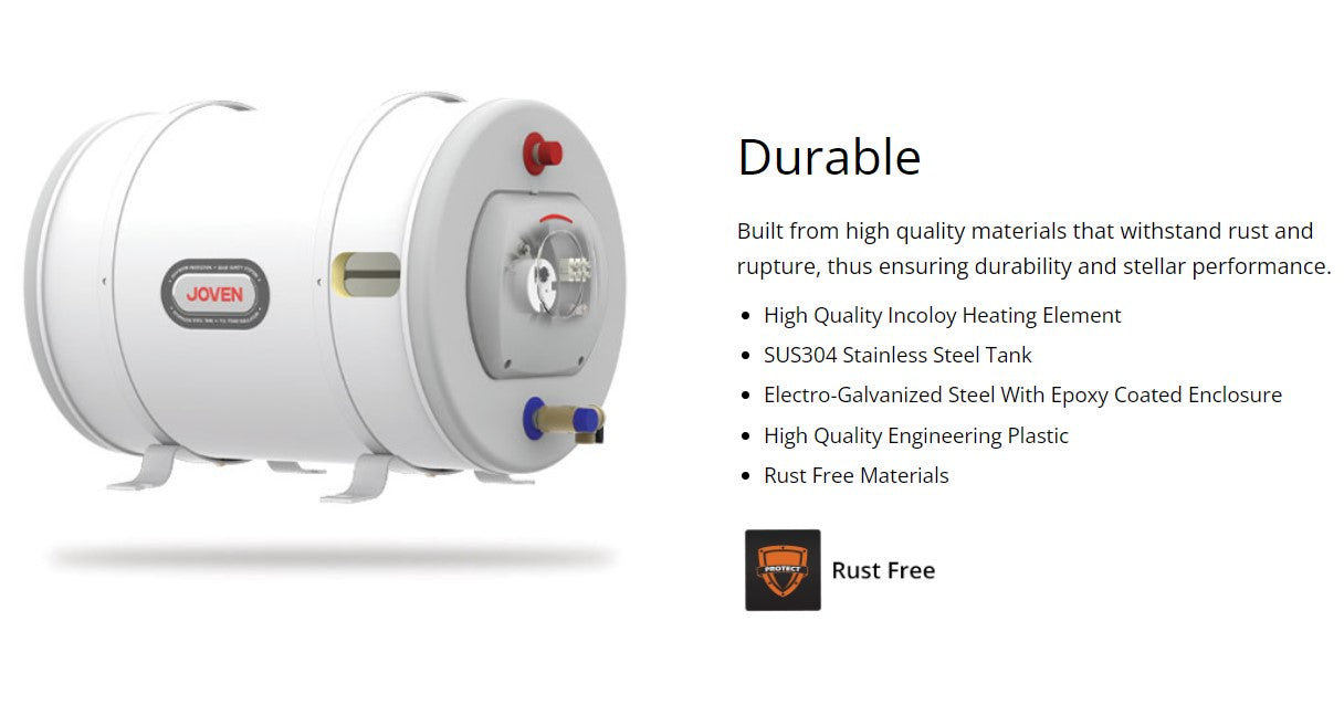 JOVEN 35L Stainless Steel Storage Water Heater