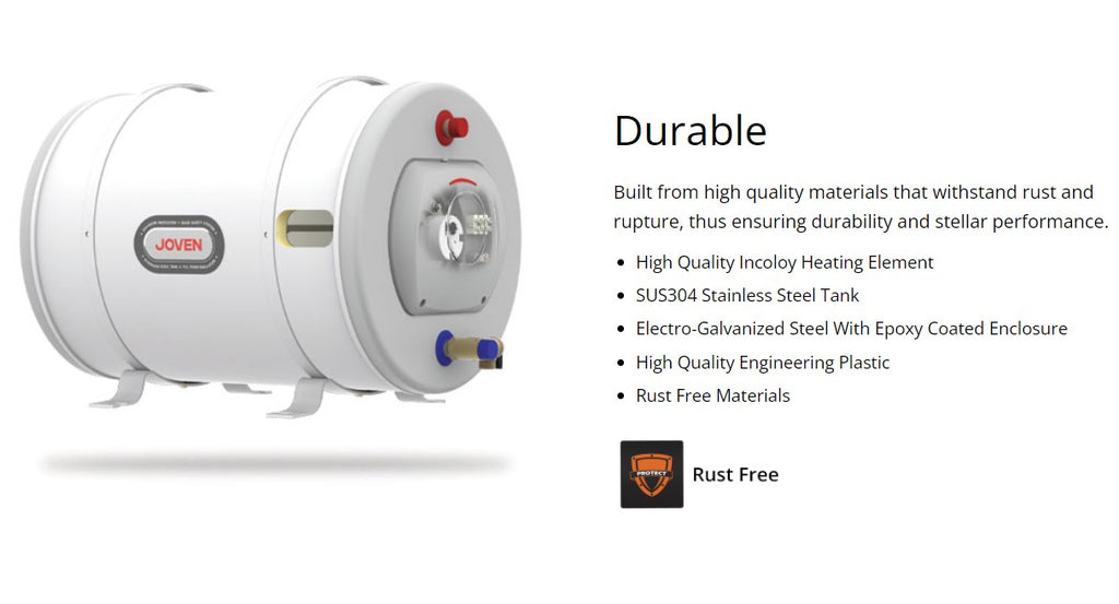 JOVEN 35L Stainless Steel Storage Water Heater