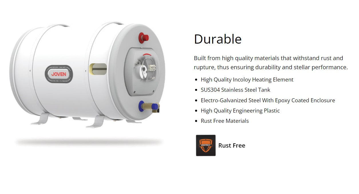 JOVAN 91L Stainless Steel Storage Water Heater