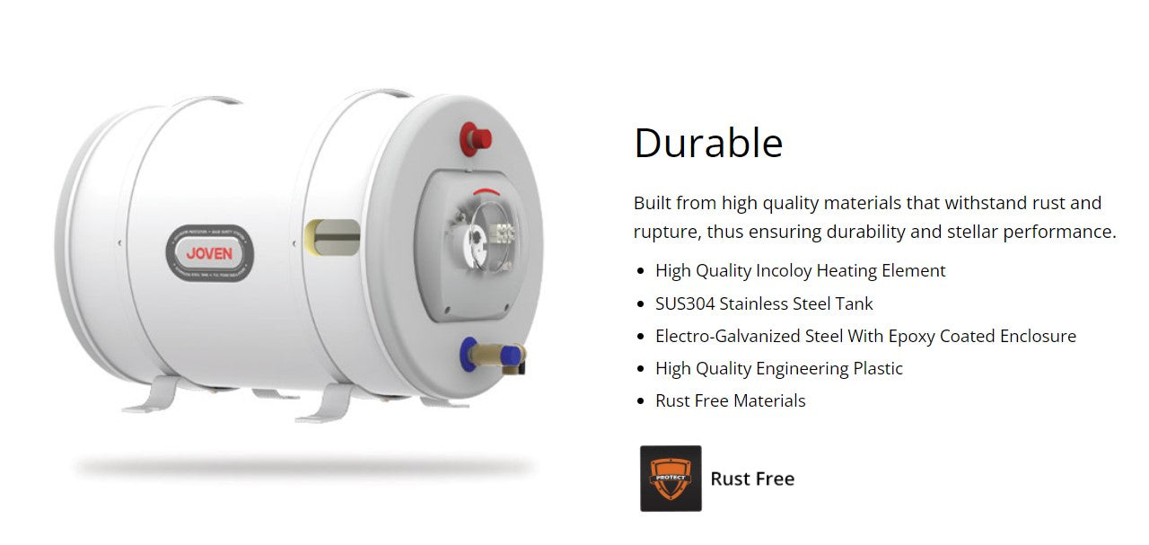 JOVEN 25L Stainless Steel Storage Water Heater