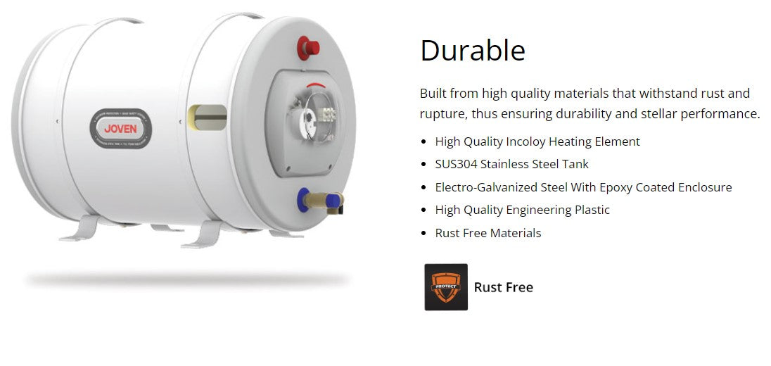 JOVAN 68L Stainless Steel Storage Water Heater