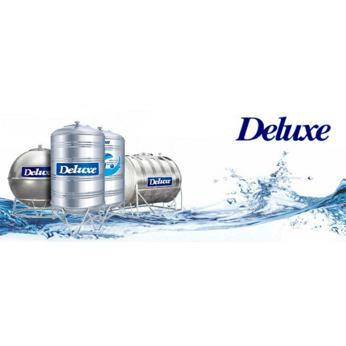 DELUXE 500 Liter Stainless Steel Round Flat Bottom Water Tank Without Stand