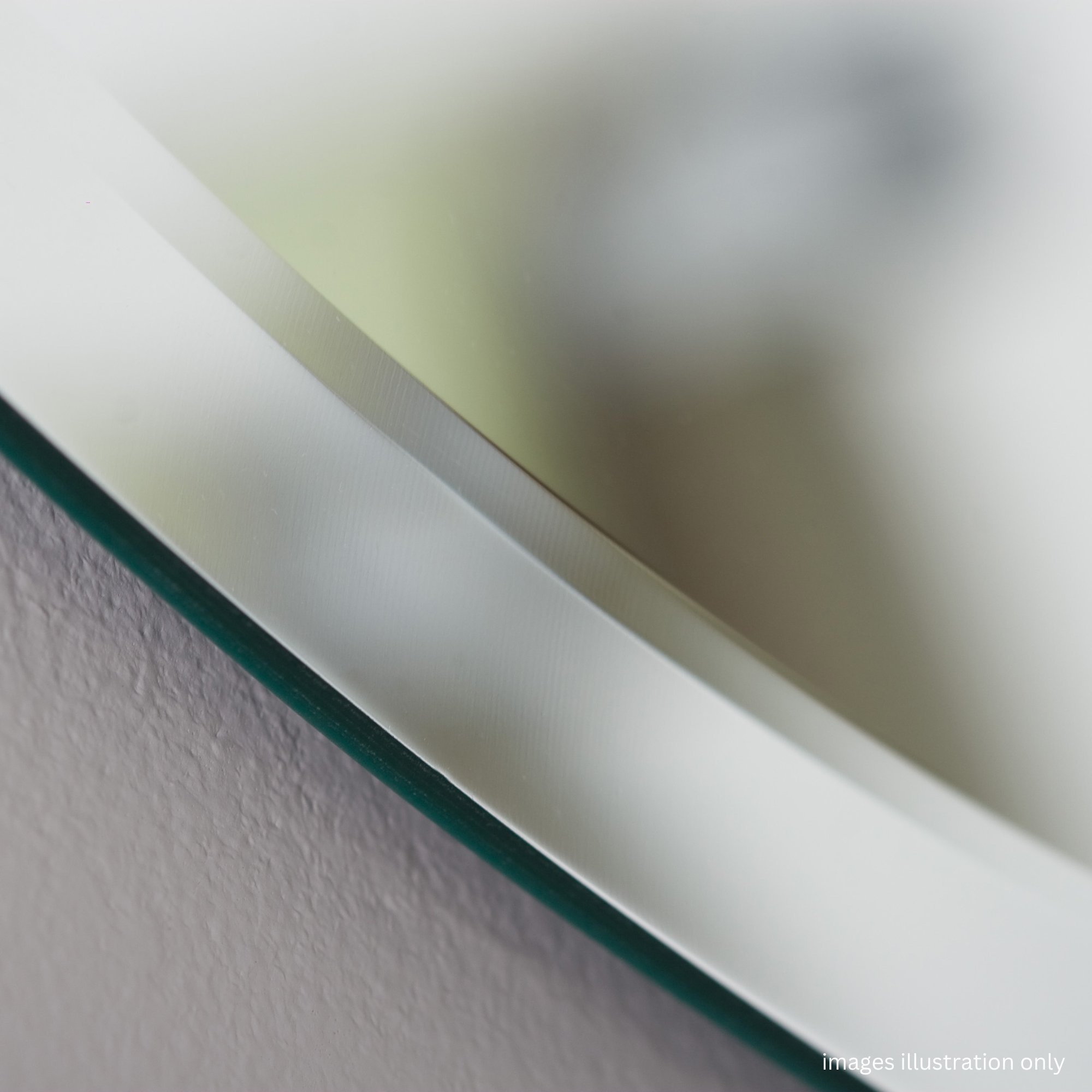 4mm Frameless Mirror - Oval Shape