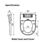 Copy of Non-electric Bidet Seat D-Shape