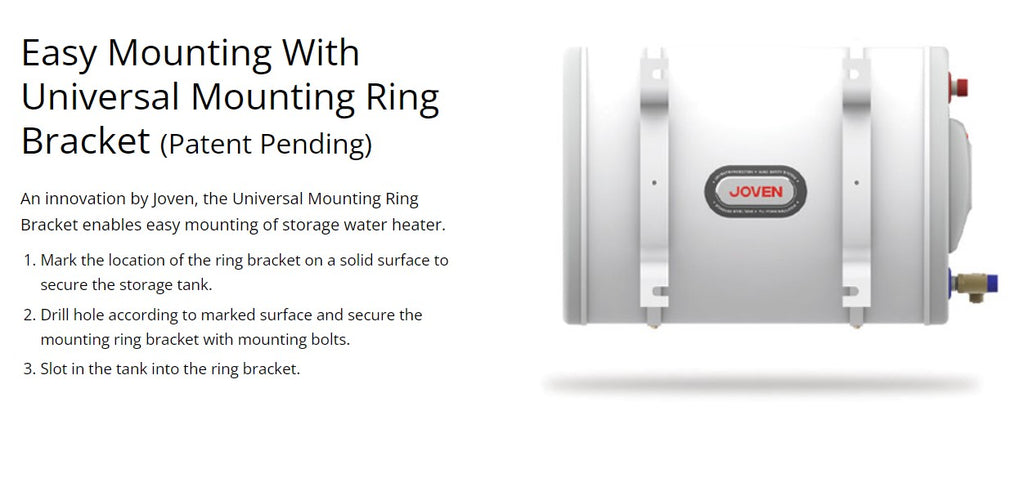 JOVAN 91L Stainless Steel Storage Water Heater