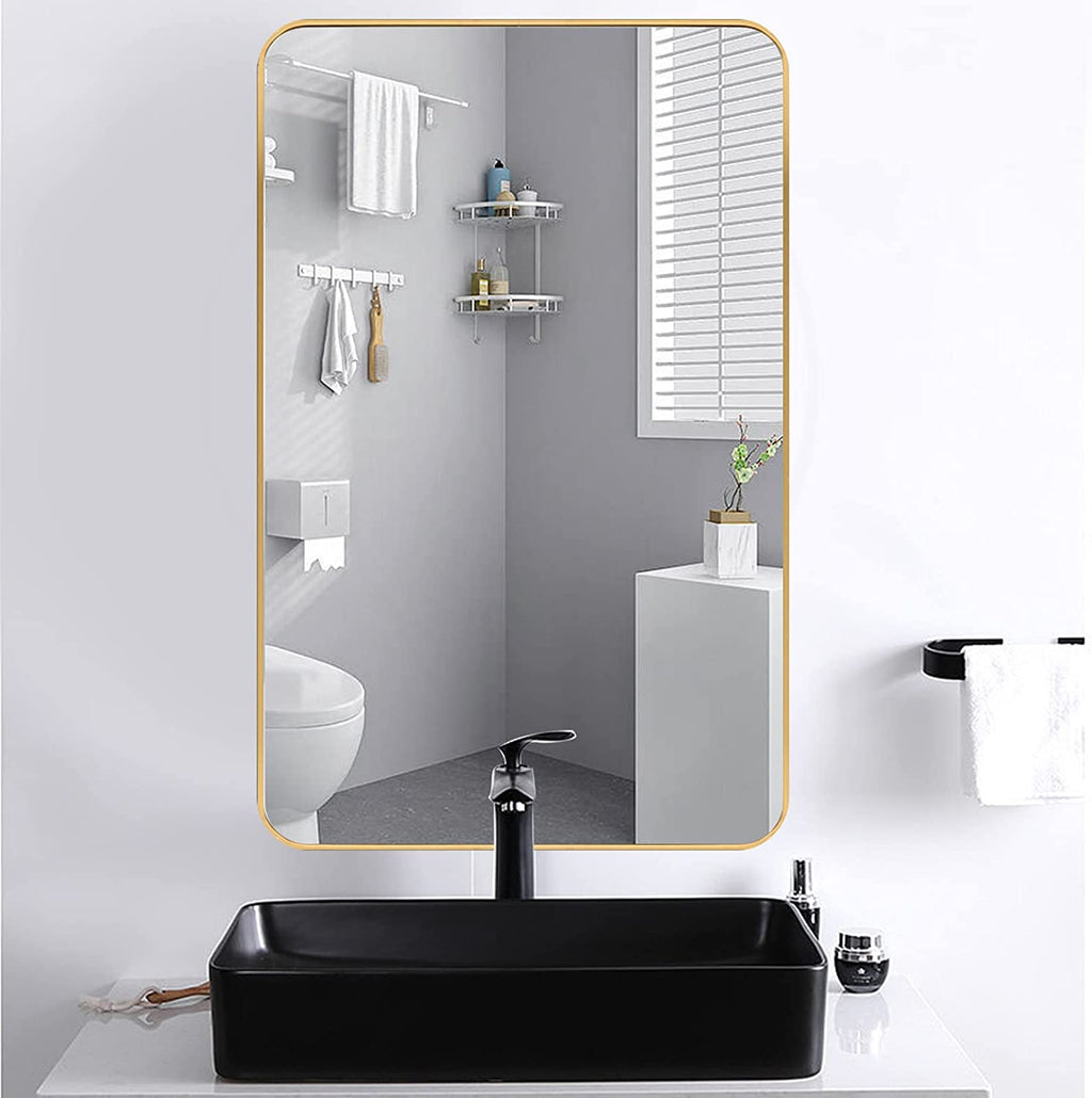 TAPI 630mm Gold Rectangle Frame Mirror