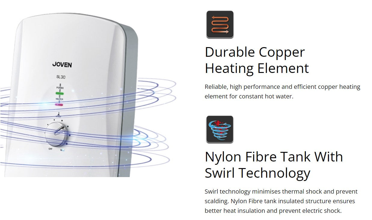 JOVAN SL30-RS Instant Water Storage