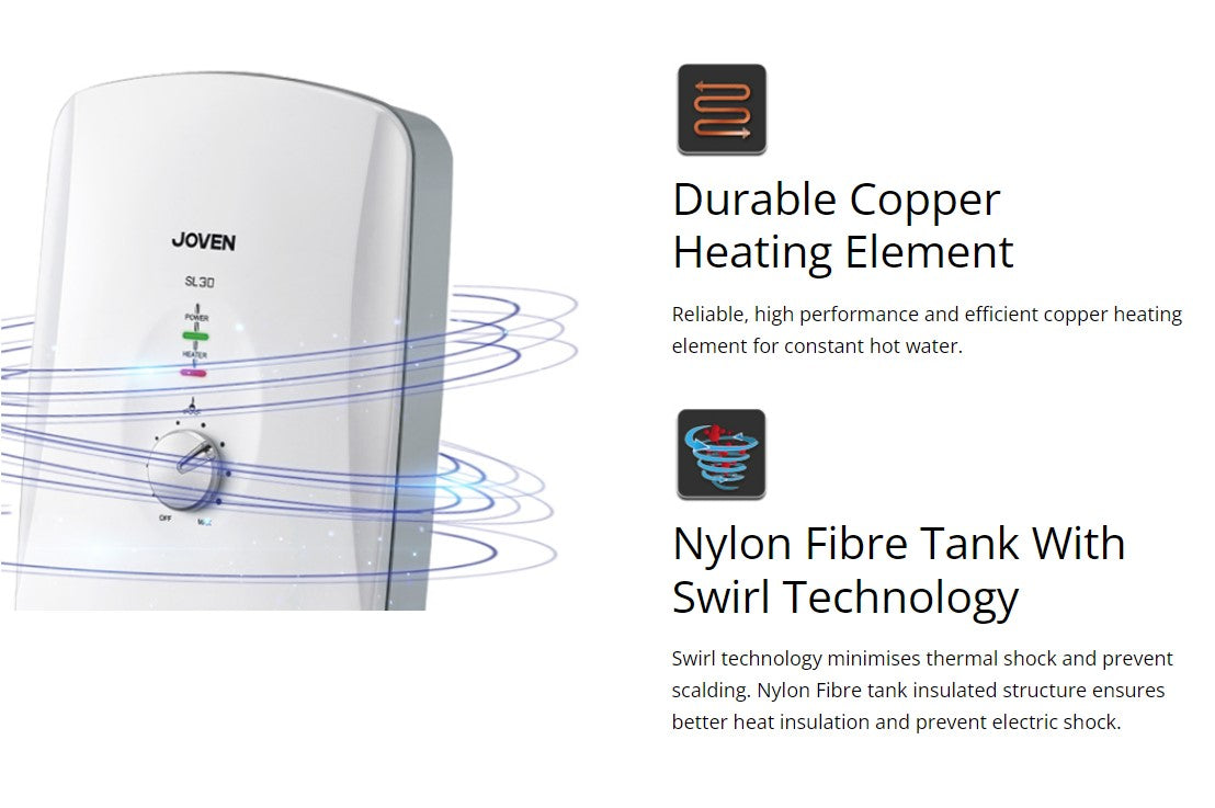 JOVAN SL30 Instant Water Storage
