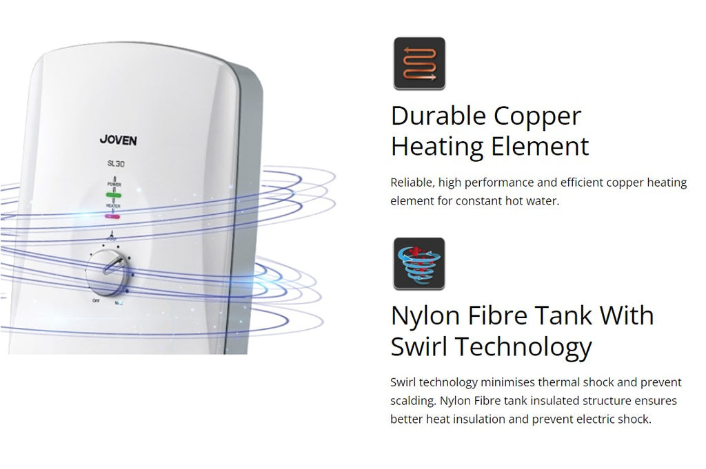 JOVAN SL30 Instant Water Storage