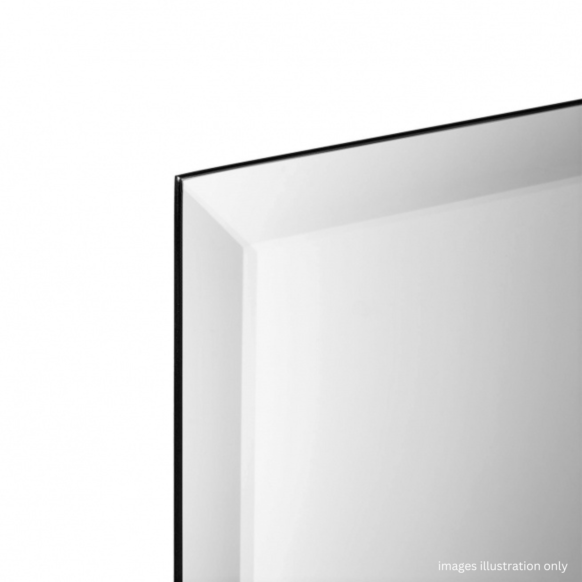 4mm Frameless Mirror - Rectangle Shape