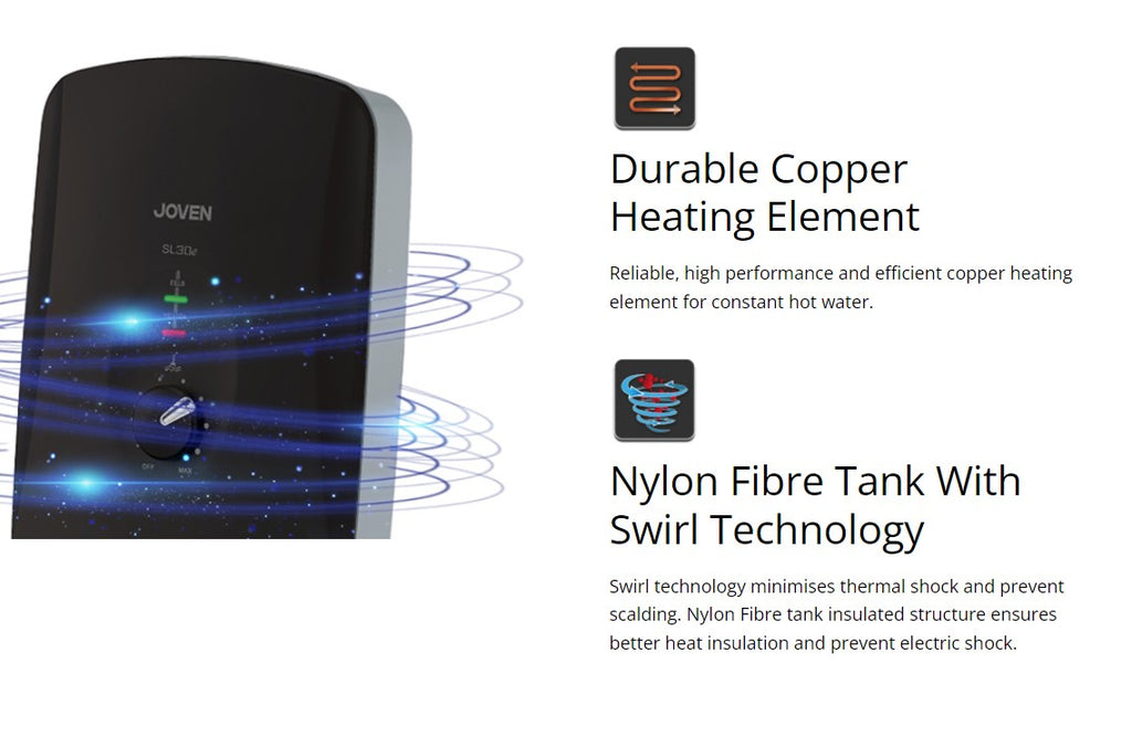 JOVAN SL30e-RS Instant Water Heater