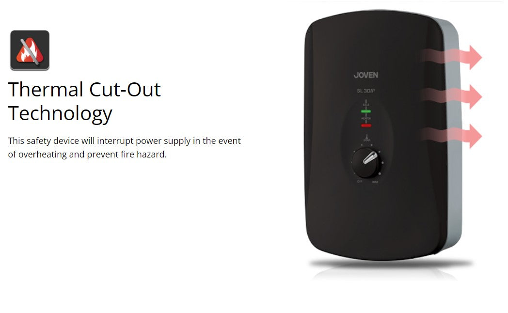 JOVAL SL30iP-RS Instant Water Heater