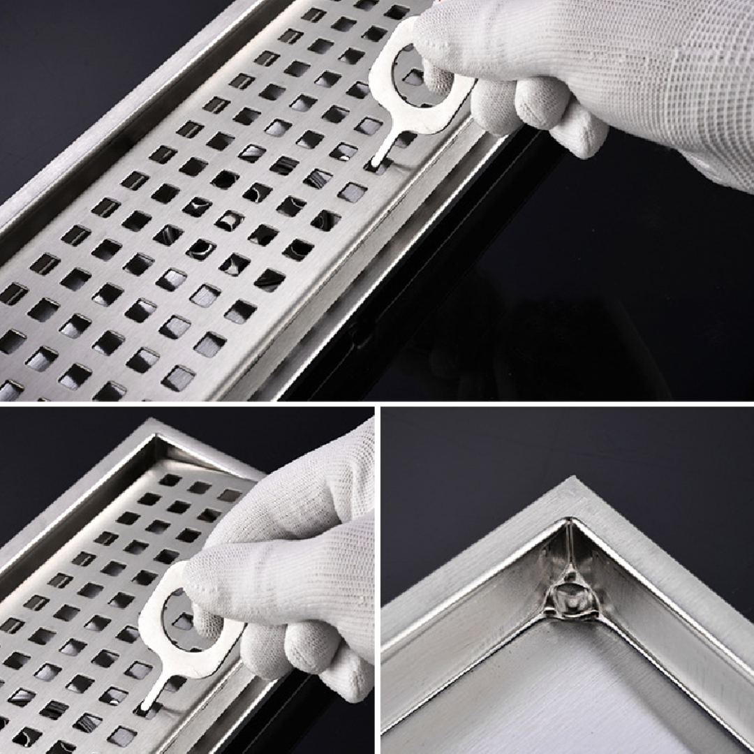 TAPI 300mm Stainless Steel Shower Drain | Floor Drain