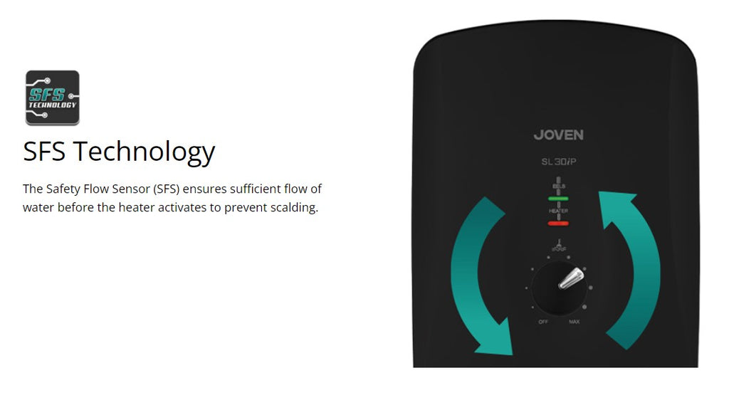 JOVAL SL30iP-RS Instant Water Heater