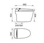 DOCASA Smart intelligent One Piece Water Closet