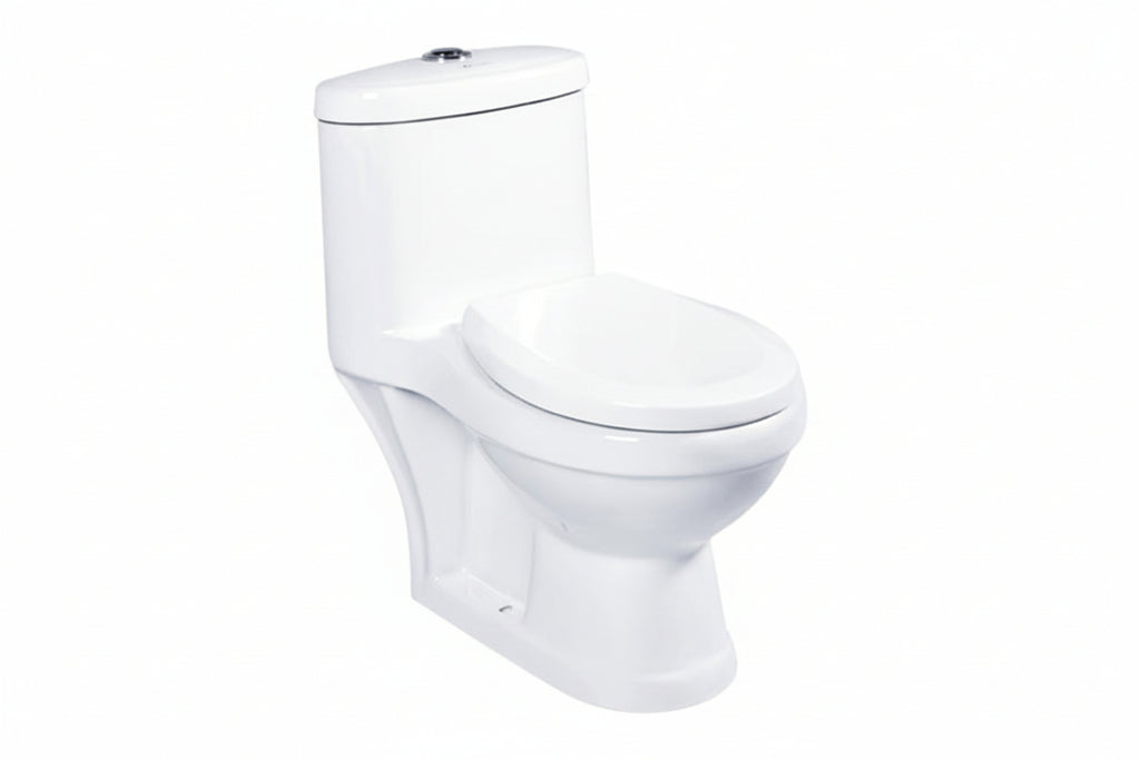 DOCASA Children One Piece Washdown Water Closet come with Dual Flush (3/6L)