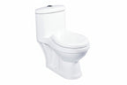 DOCASA Children One Piece Washdown Water Closet come with Dual Flush (3/6L)