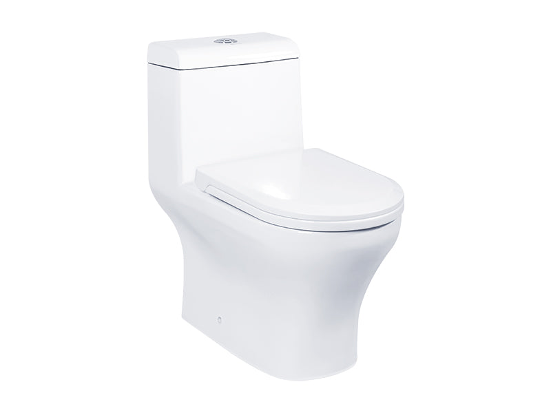 DOCASA One Piece Washdown Water Closet come with Dual Flush (3/4L)